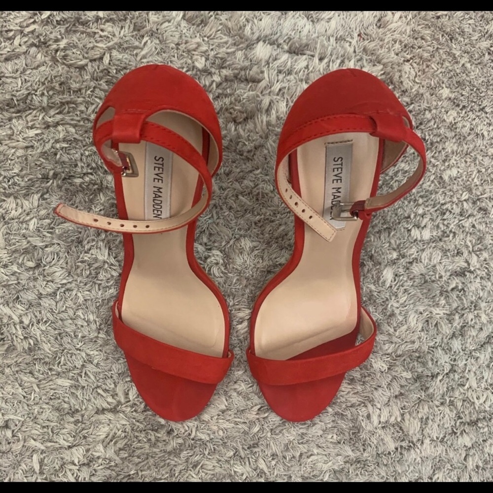 👠 Steve Madden Ankle Strap Heels - Picture 2 of 8